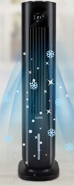 FAN AIR CONDITIONER HUMIDIFIER 3IN1 KLARSTEIN POLAR TOWER SMART Dominant color black