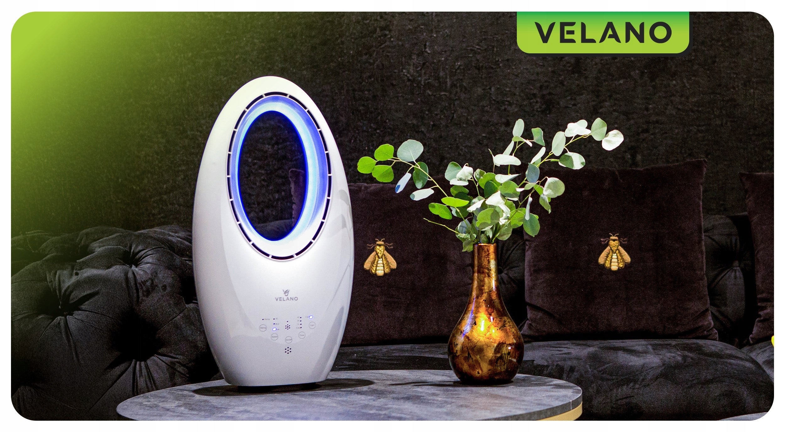 FAN BLADELESS FLOOR OSCILLATION TIMER BACKLIGHT LED REMOTE CONTROL Included equipment remote