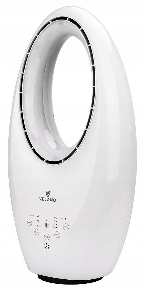 FAN BLADELESS FLOOR OSCILLATION TIMER BACKLIGHT LED REMOTE CONTROL Manufacturer code VELWEB0001