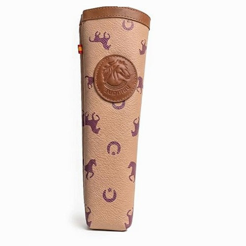 FAN CASE HOLDER LEATHER ZIPPER PROTECTION BAG