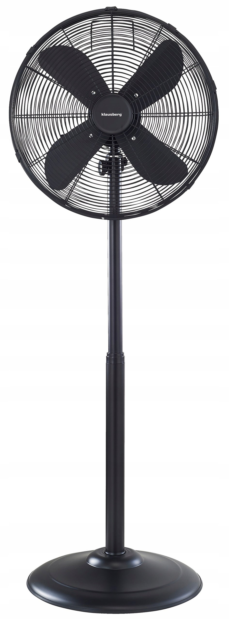 FAN FLOOR WINDMILL Standing Blade Quiet Adjustable Black