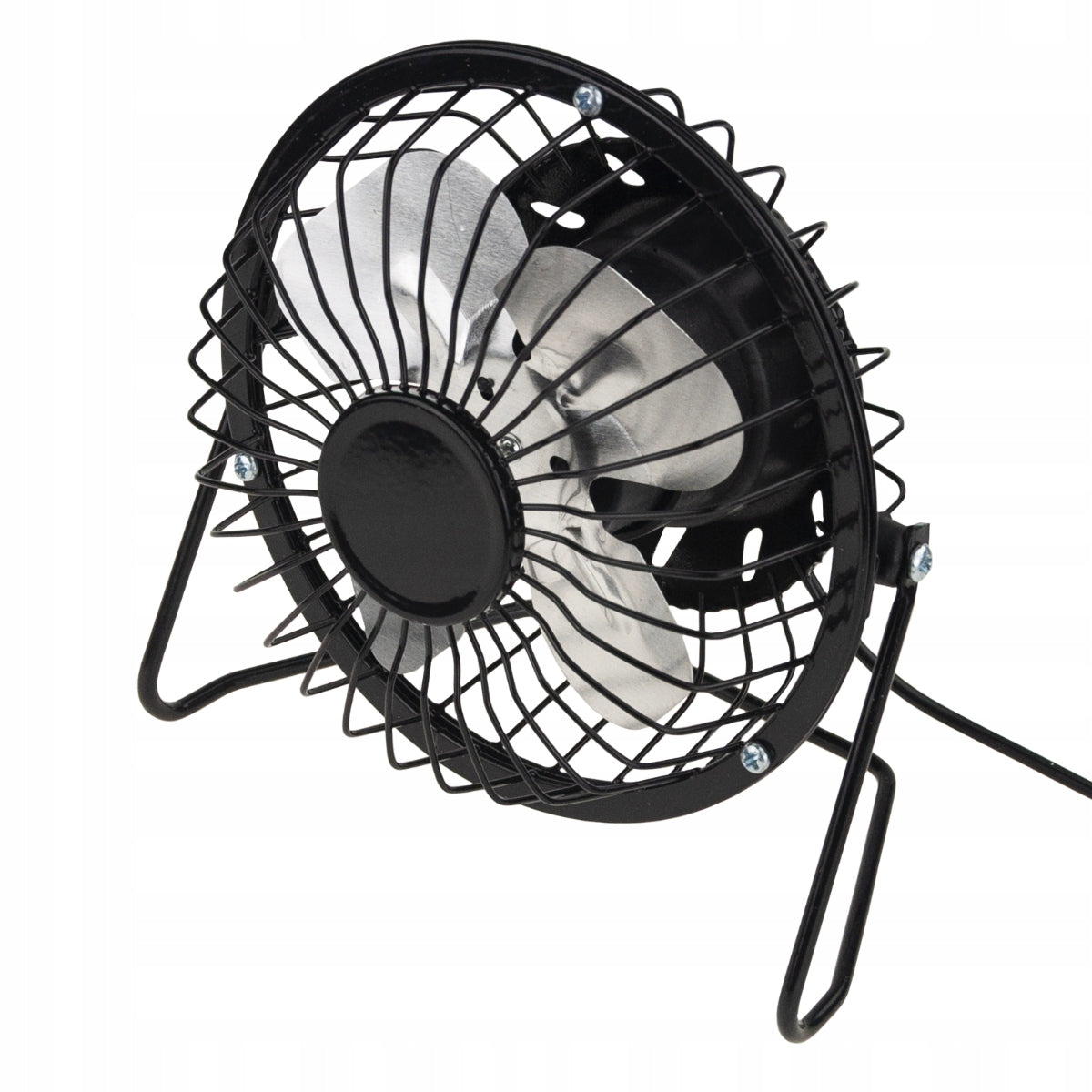 FAN FOR USB STANDING METAL OFFICE TABLE FAN BLACK Functions none tilt angle adjustment
