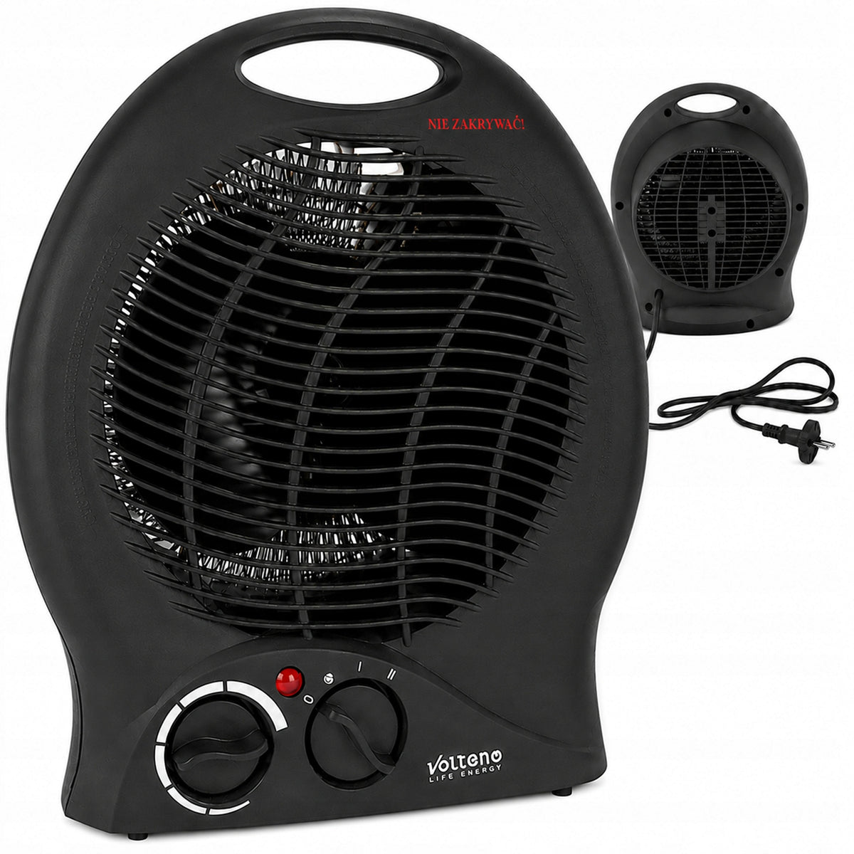 FAN HEATER APRON ELECTRIC HEATER 2000W 3 LEVELS WITH THERMOSTAT