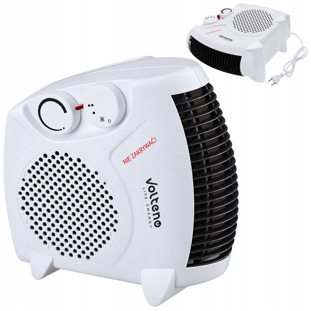 FAN HEATER APRON ELECTRIC HEATER 2000W 3 LEVELS WITH THERMOSTAT