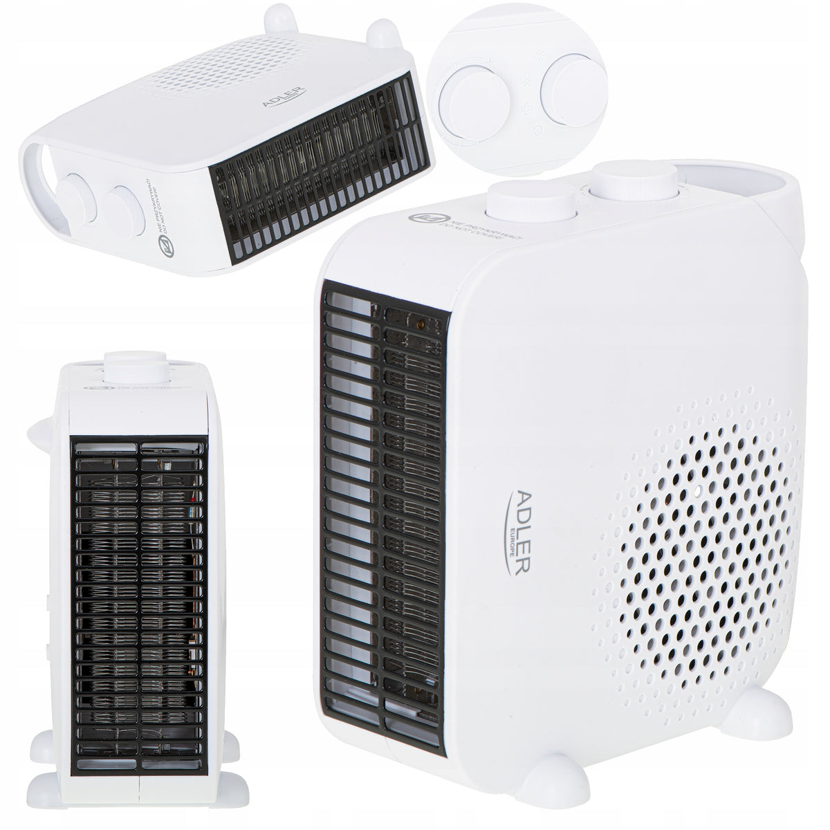 FAN HEATER ELECTRIC HEATER FARELKA WITH THERMOSTAT 2000W FAN
