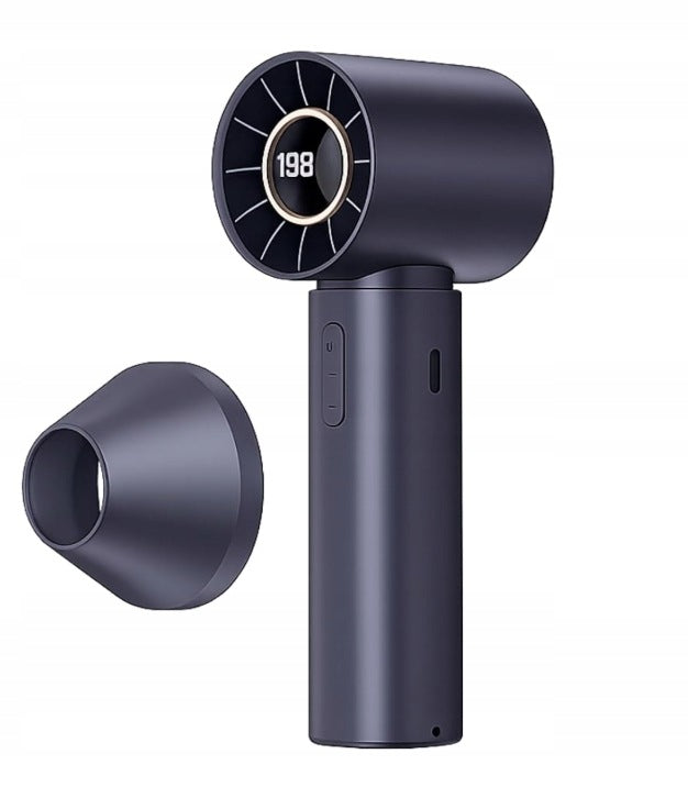 FAN MINI TURBO FAN HAND TRAVEL BEACH GREY