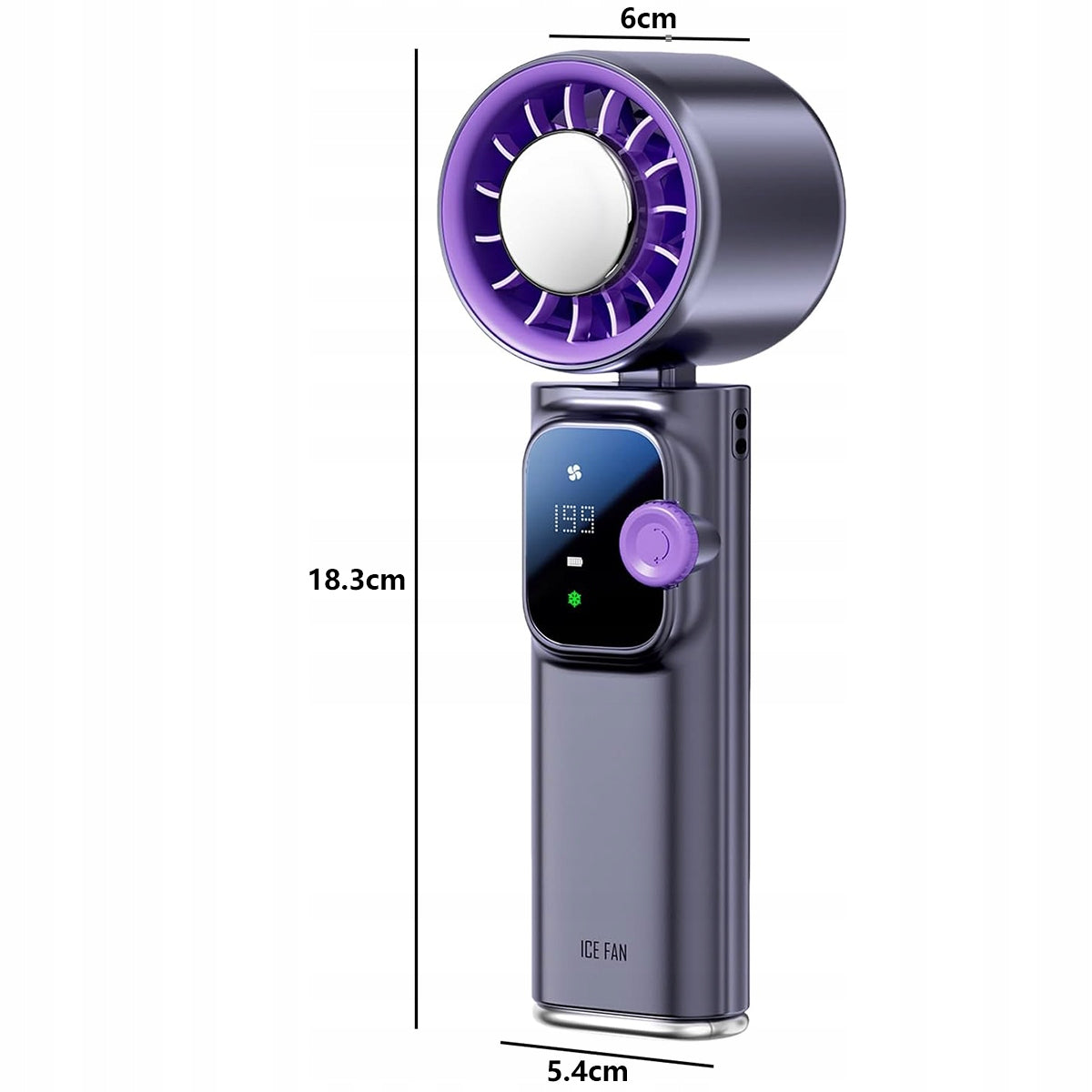 FAN MINI WINDMILL FAN PORTABLE MOBILE POCKET HANDHELD USB Packaging status original