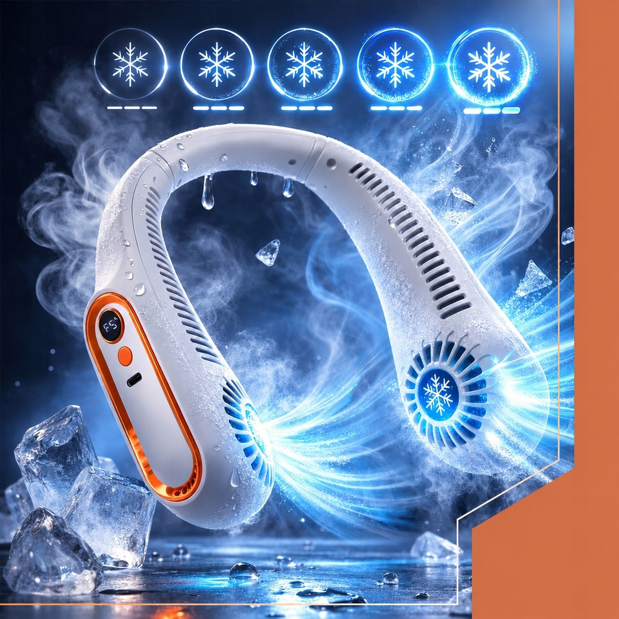 FAN NECK FAN MINI PORTABLE SUMMER BLADELESS USB Manufacturer code 5905902409225