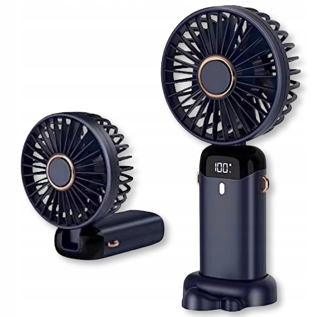 FAN PORTABLE FAN BATTERY 5 MODES LCD USB-C DESKTOP QUIET