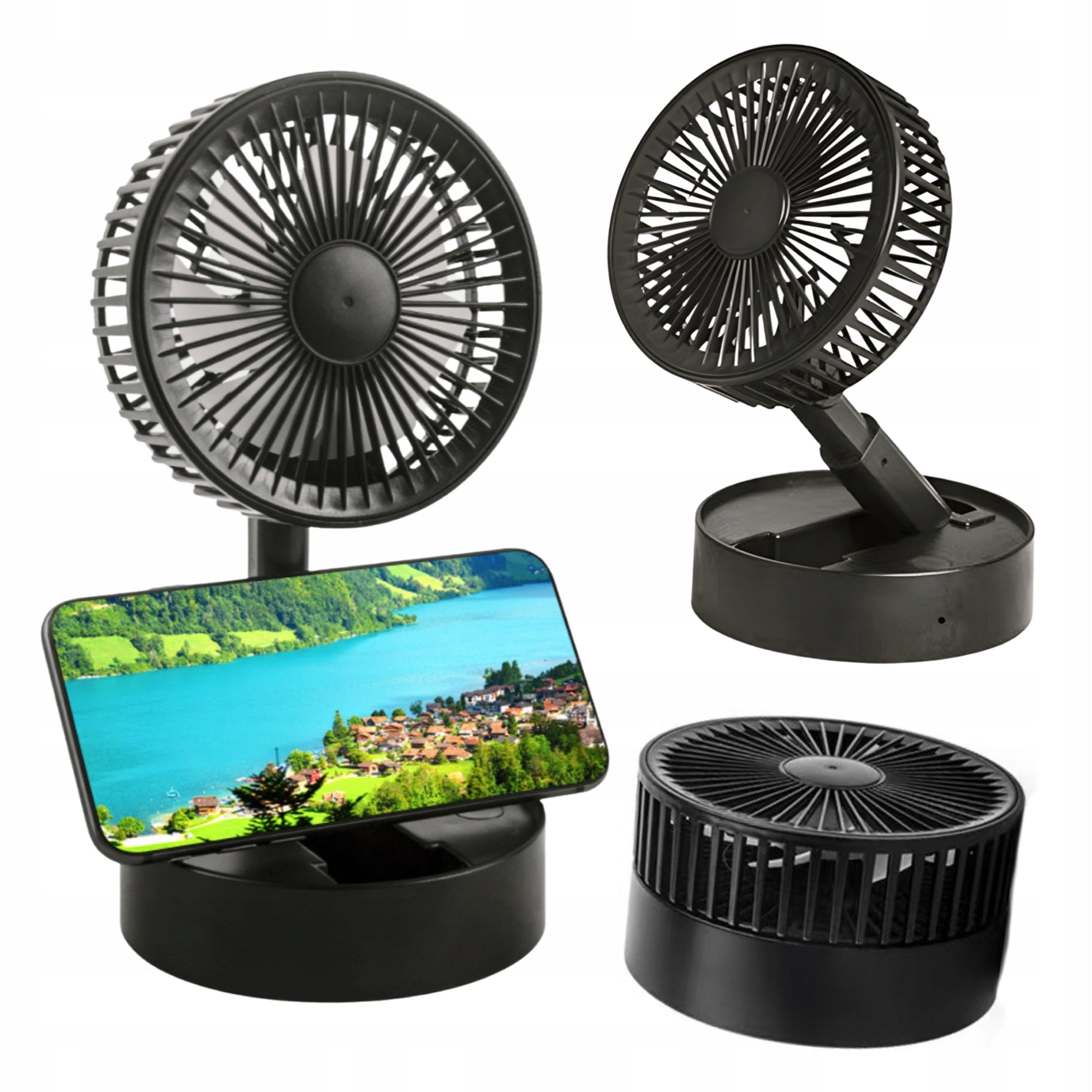 FAN TABLE FAN FOLDABLE USB RECHARGEABLE BATTERY