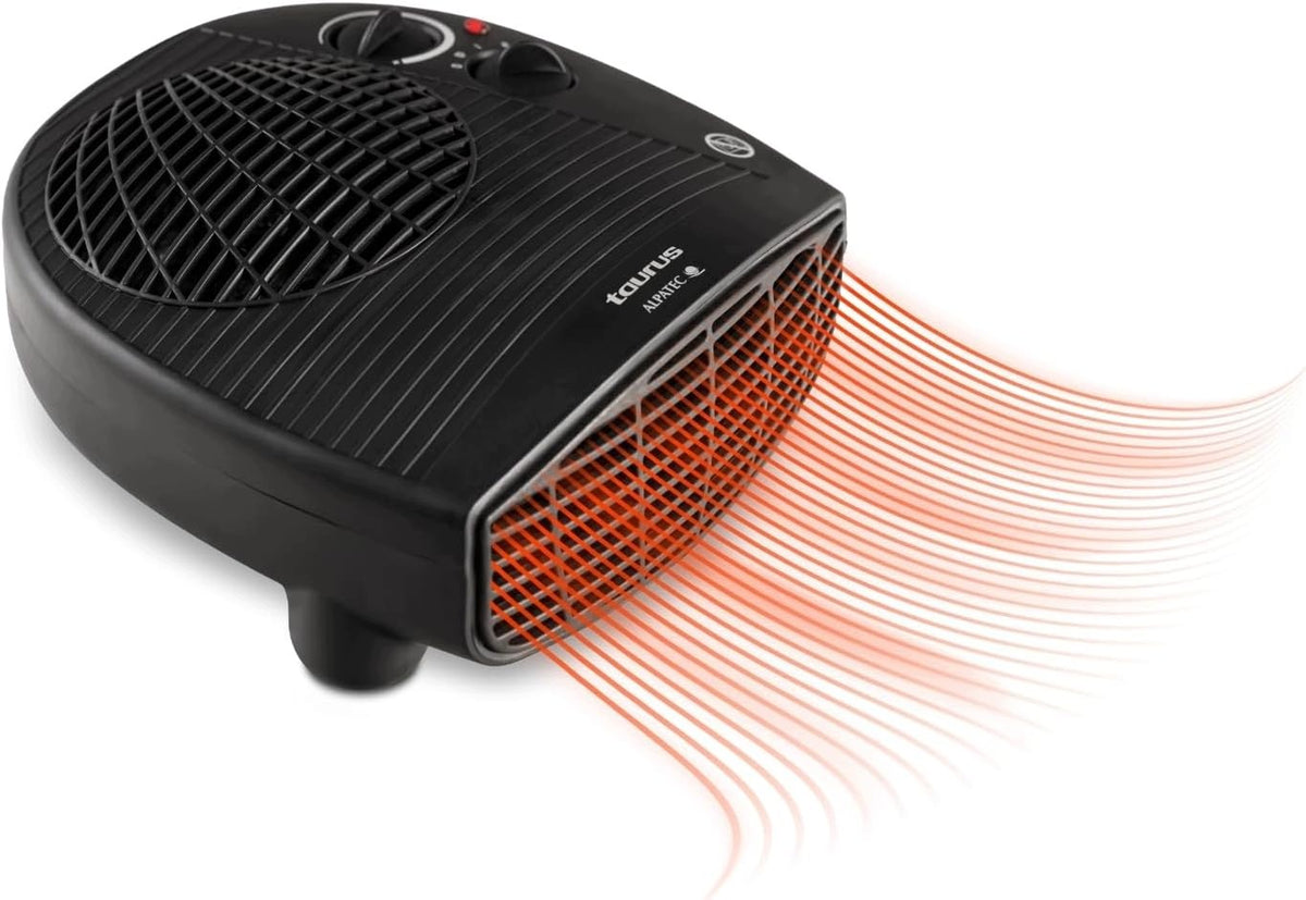 FAN TAURUS 2000W COMPACT HEATER UP TO 15M² BLACK