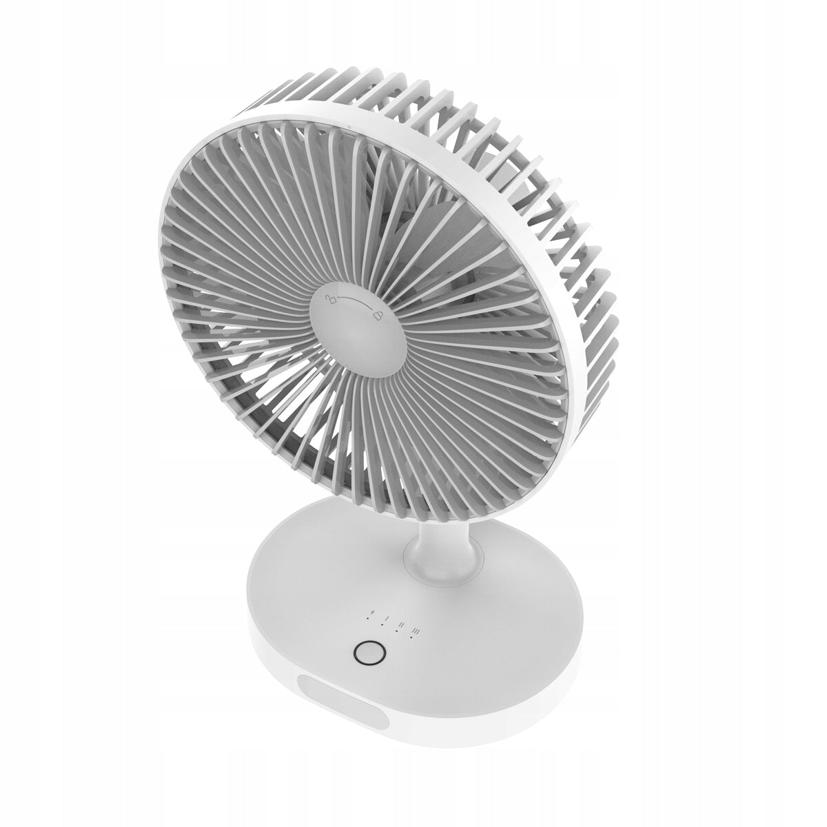 FAN WINDMILL MOBILE PORTABLE DESK WITH RECHARGEABLE BATTERY + LIGHT Fan type table