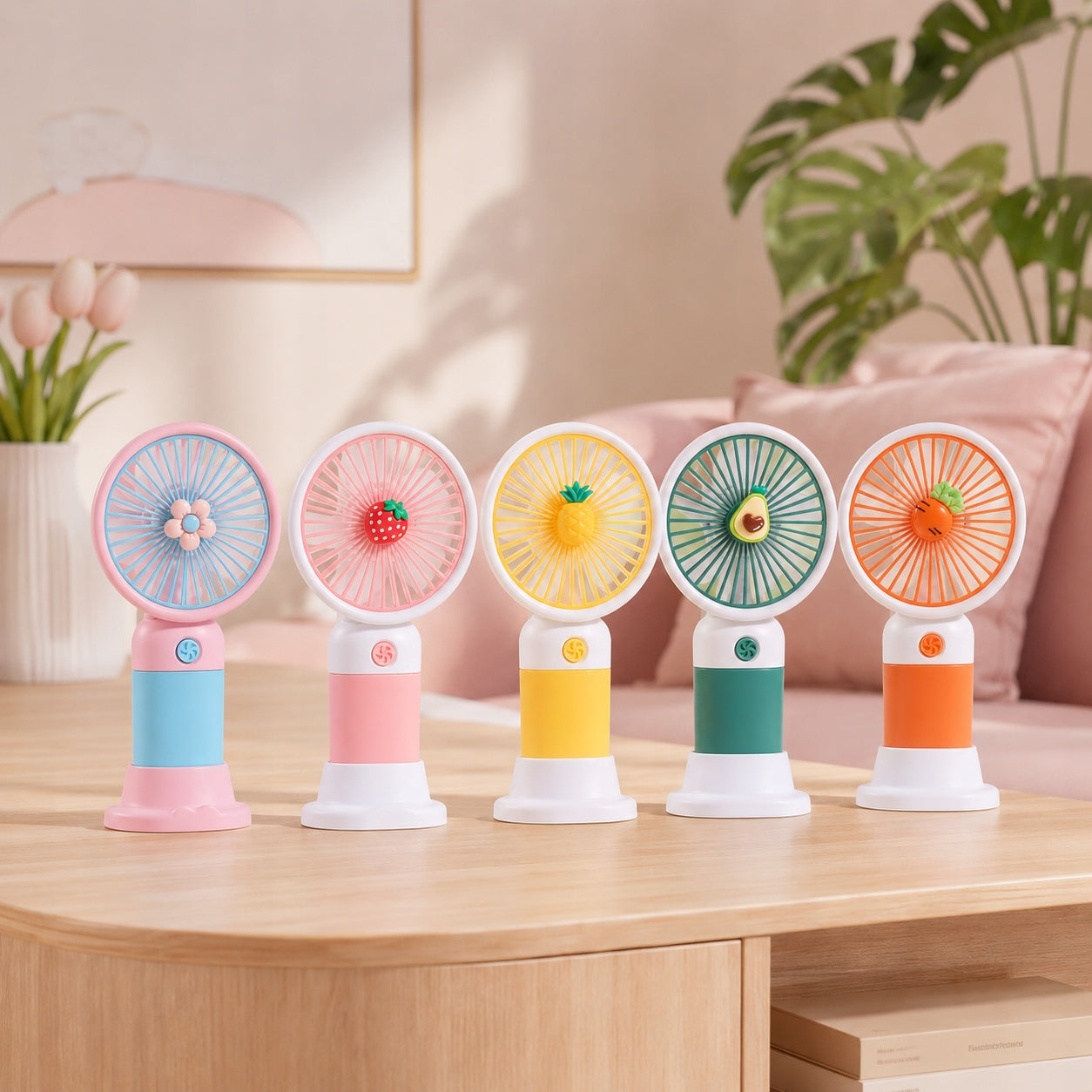 FAN WITH HAND STAND FOR DESK STANDING DESK MINI Manufacturer code wiatraczek mały usb Z PODSTAWKĄ dih
