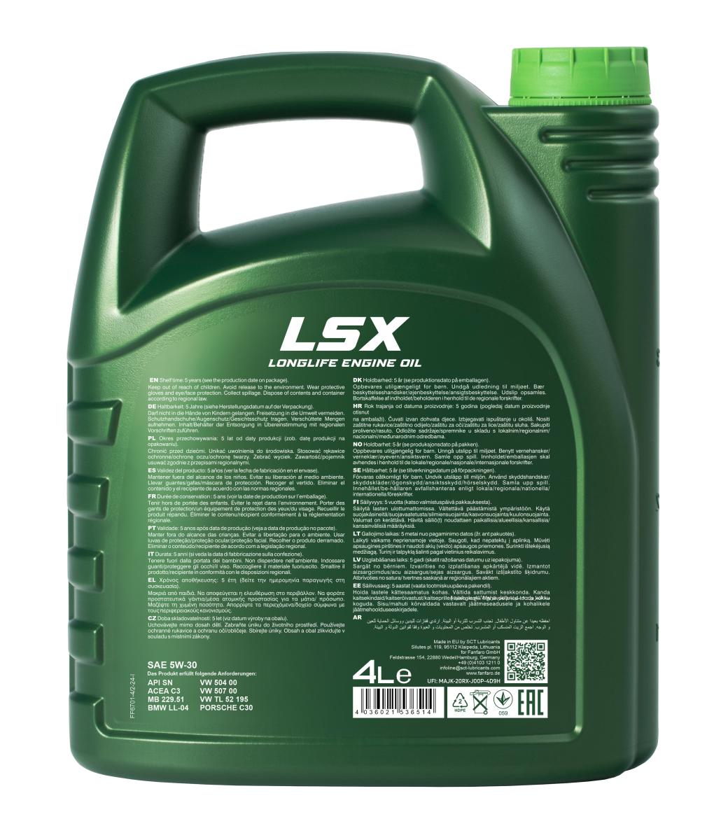 FANFARO LSX-EXPERT 504.00/507.00 5W30 4L