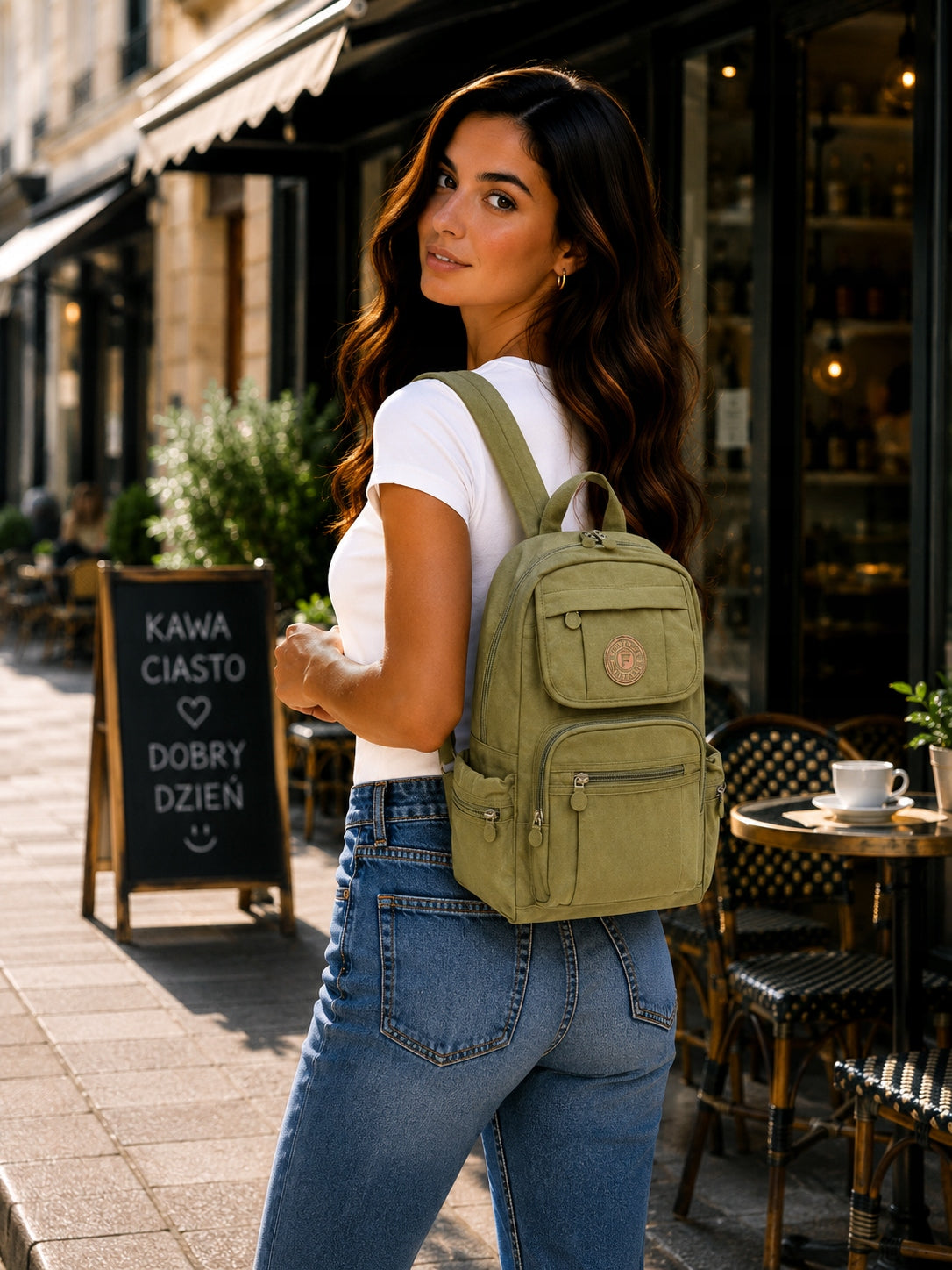 FANTASY A4 women's city backpack for trip, school, work Brand Fantasy