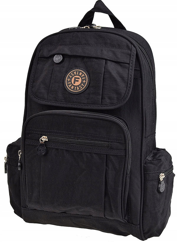 FANTASY A4 women's city backpack for trip, school, work black Manufacturer code FANTASY