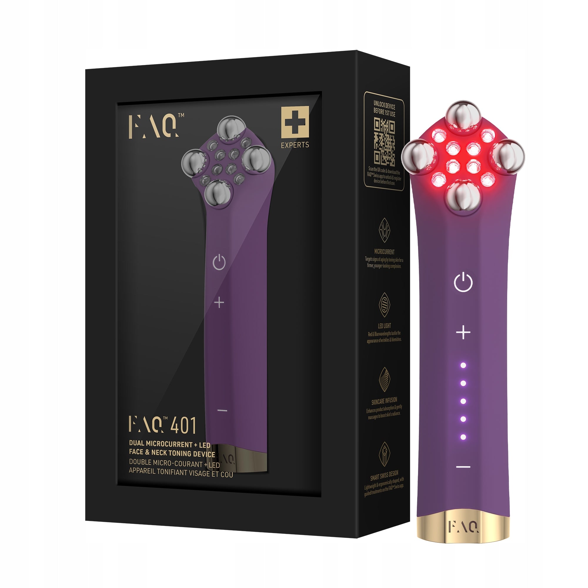 FAQ 401 – Dual Microcurrent and LED Light Device