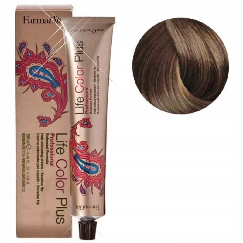 Ilgalaikiai plaukų dažai Farmavita Life Color Plus Nº 8 0 Light Blonde, 100 ml