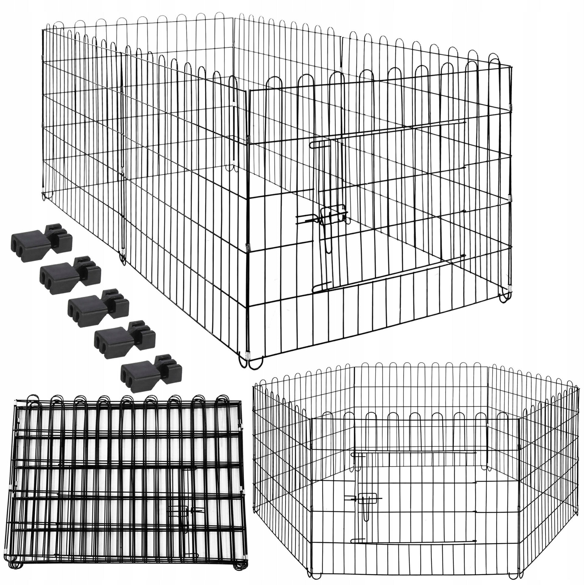 FARM CAT ENCLOSURE FOR DOG CAT PUPPIES RABBIT PLAYPEN CAGE 165x85cm GOAL
