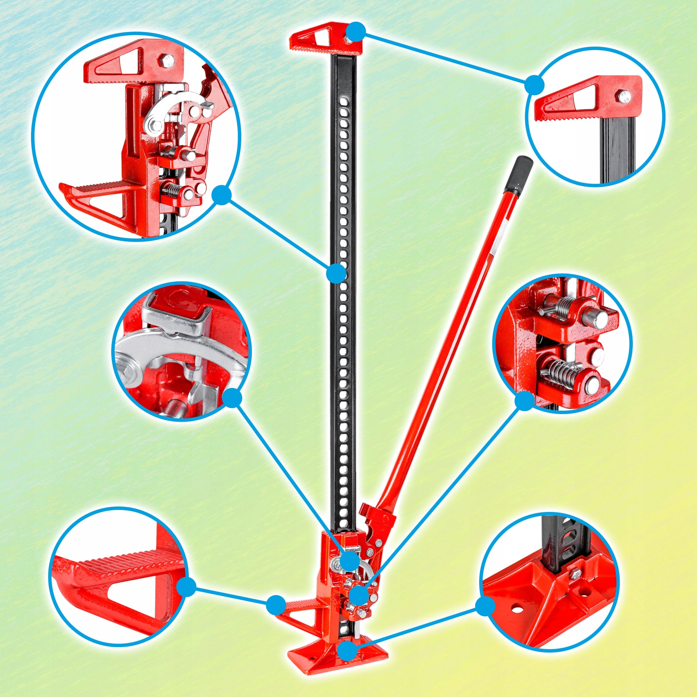 FARM LIFT 48" 3T railway OFF-ROAD farm jack HI-LIFT Manufacturer code 1066