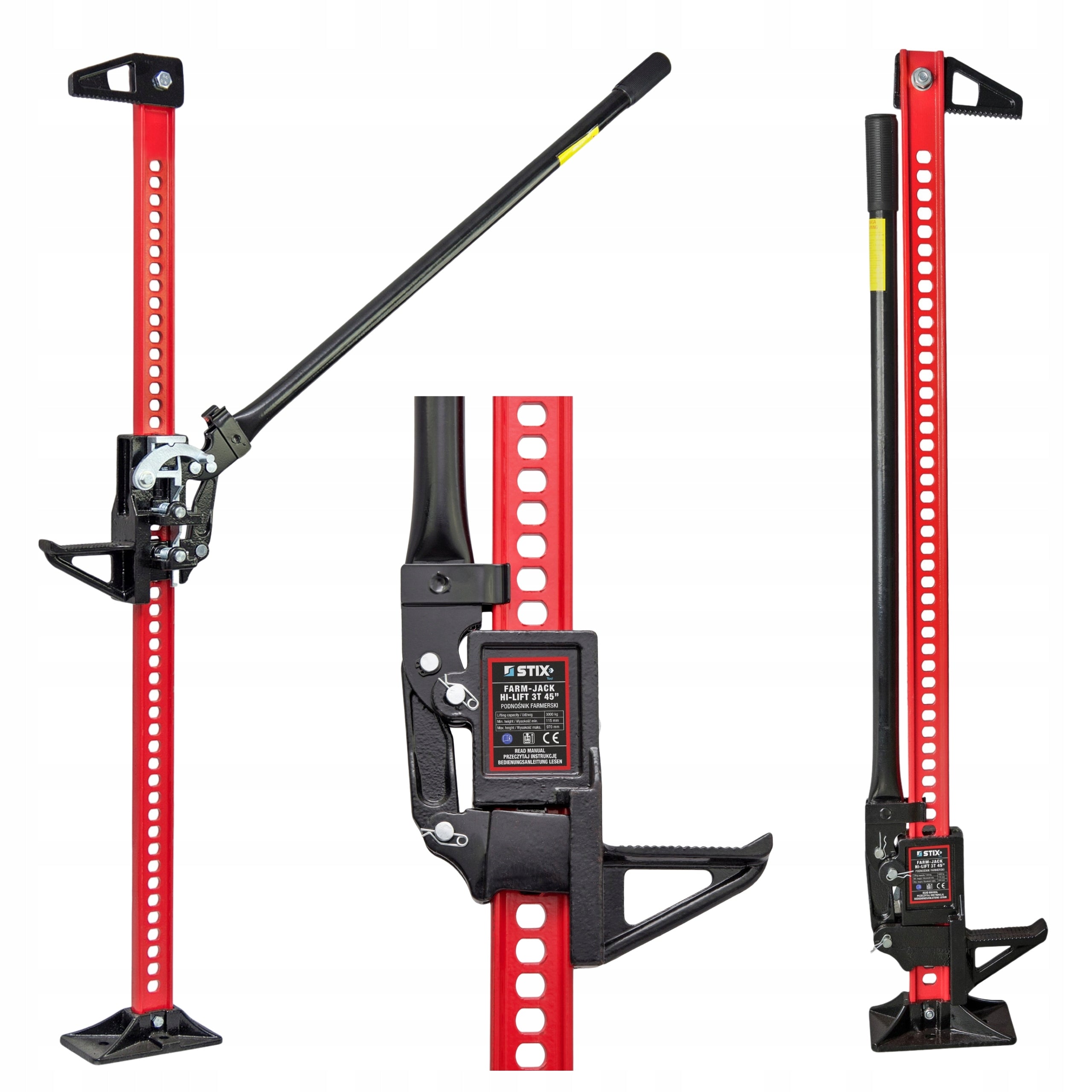 FARM LIFT JACK HI LIFT LIFTING CAPACITY 3T 45'' / 114,30CM OFF-ROAD STIX