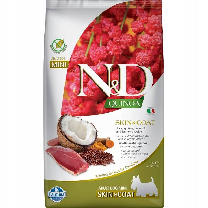 FARMINA ND Quinoa Skin Coat DUCK Mini GF 2.5KG