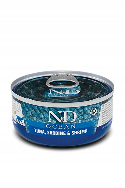 FARMINA TUNA, SARDINE & SHRIMP ADULT CAT 70G