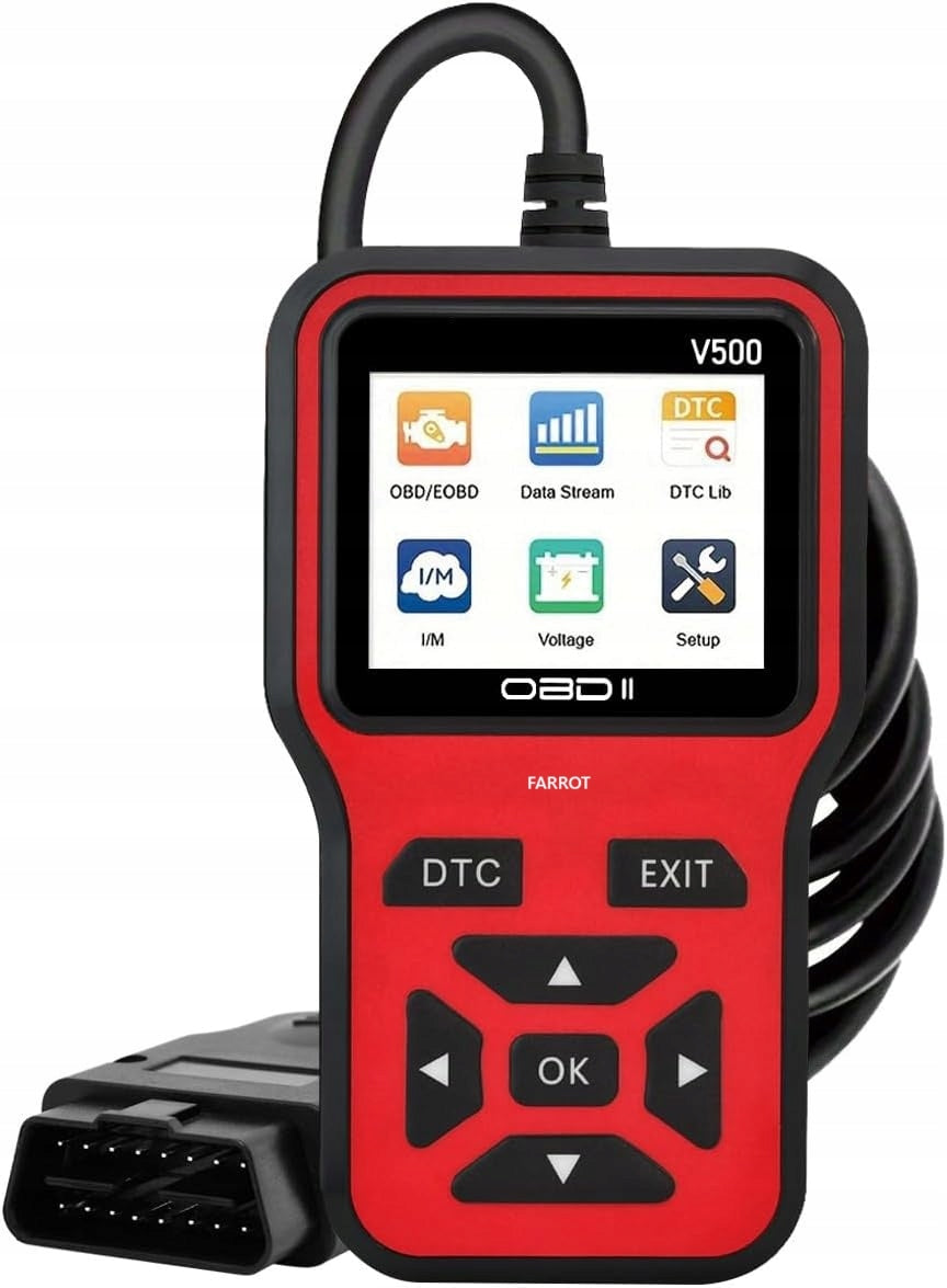 FARROT OBD2 Diagnostic Scanner Deleting DTC Check Engine Error Tester