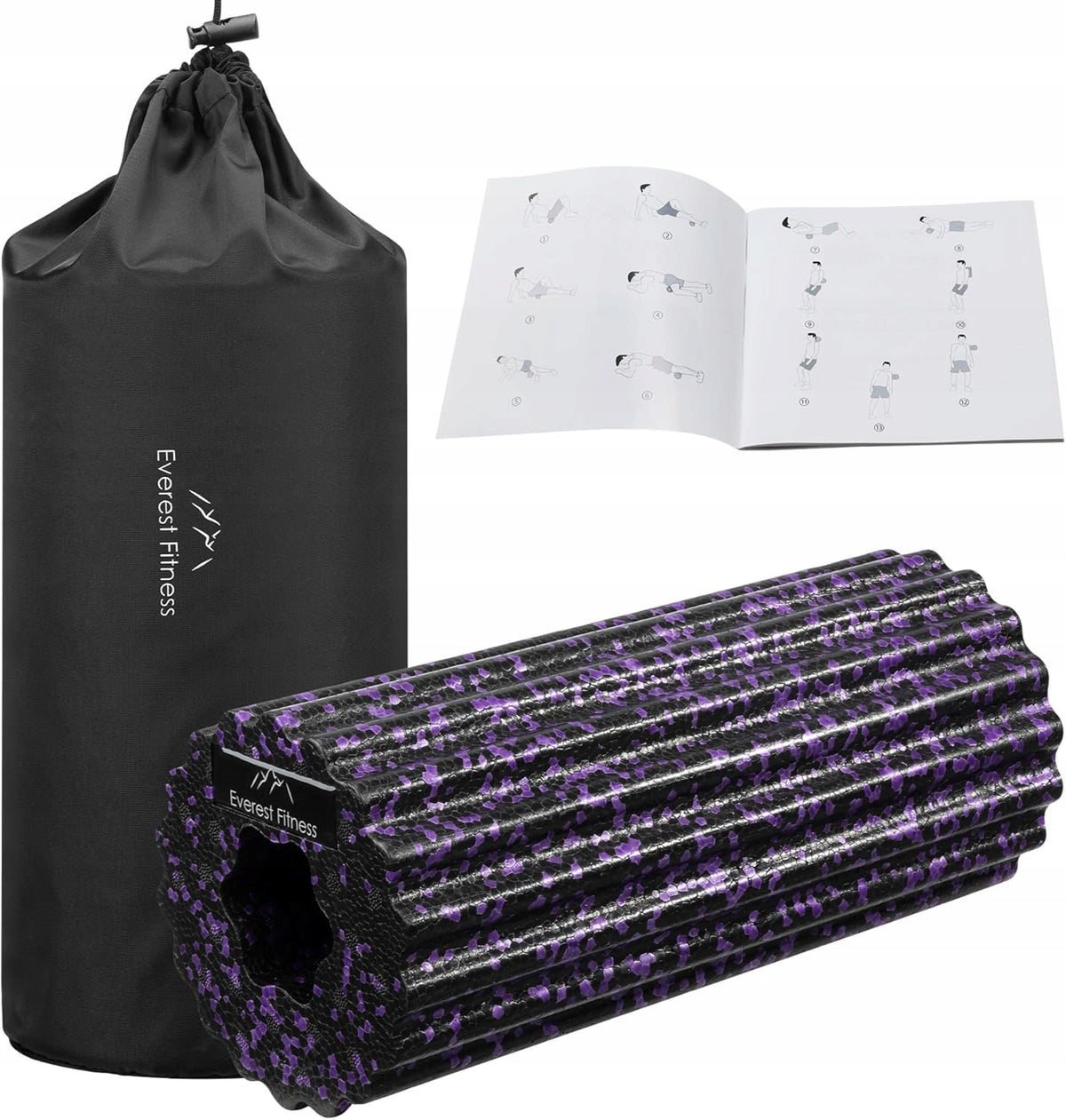 FASCIA MASSAGE ROLLER 32 CM TEXTURE 3D HARD EPP SET