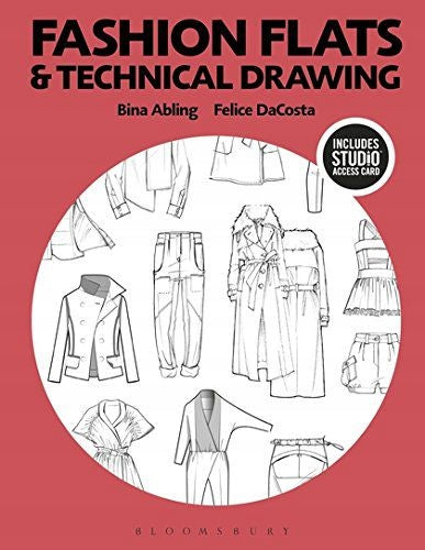Fashion Flats and Technical Drawing: Bundle Book plus Studio Access Card