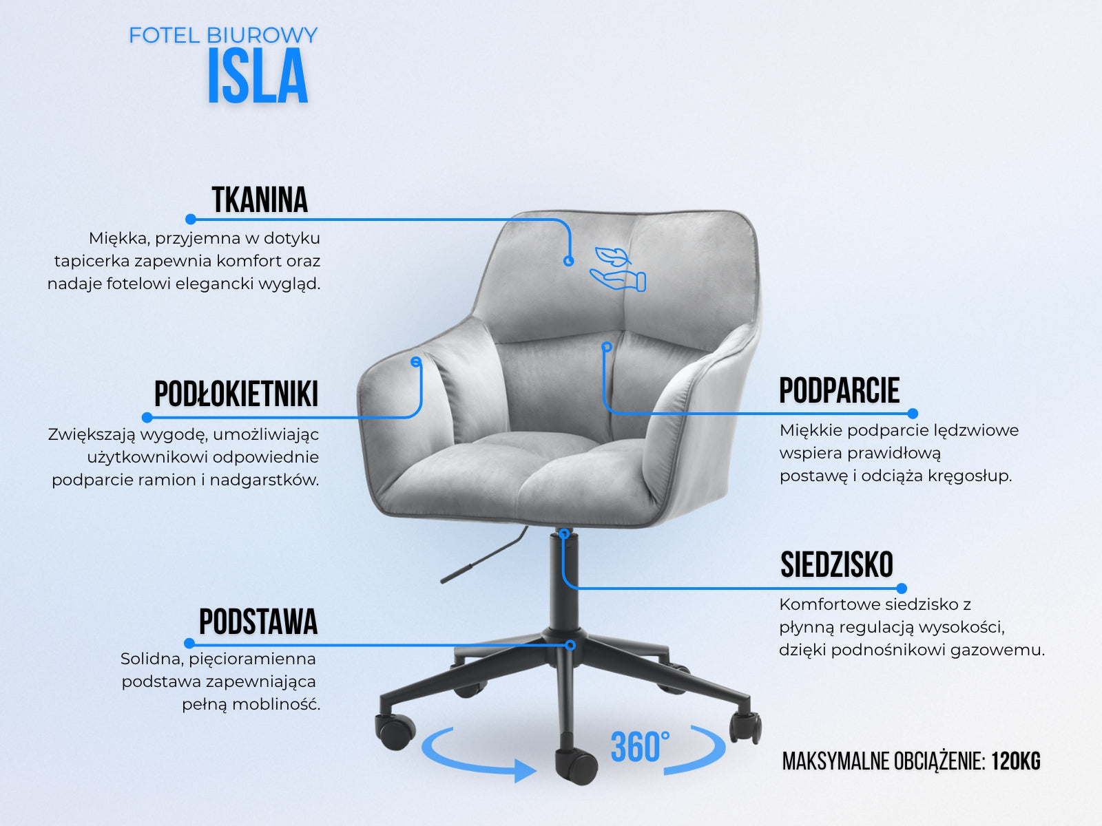 FASHIONABLE BUCKET CHAIR FOR HOME STUDIO COMPANY ISLA BLACK CHROME GLOSS Packaging status original