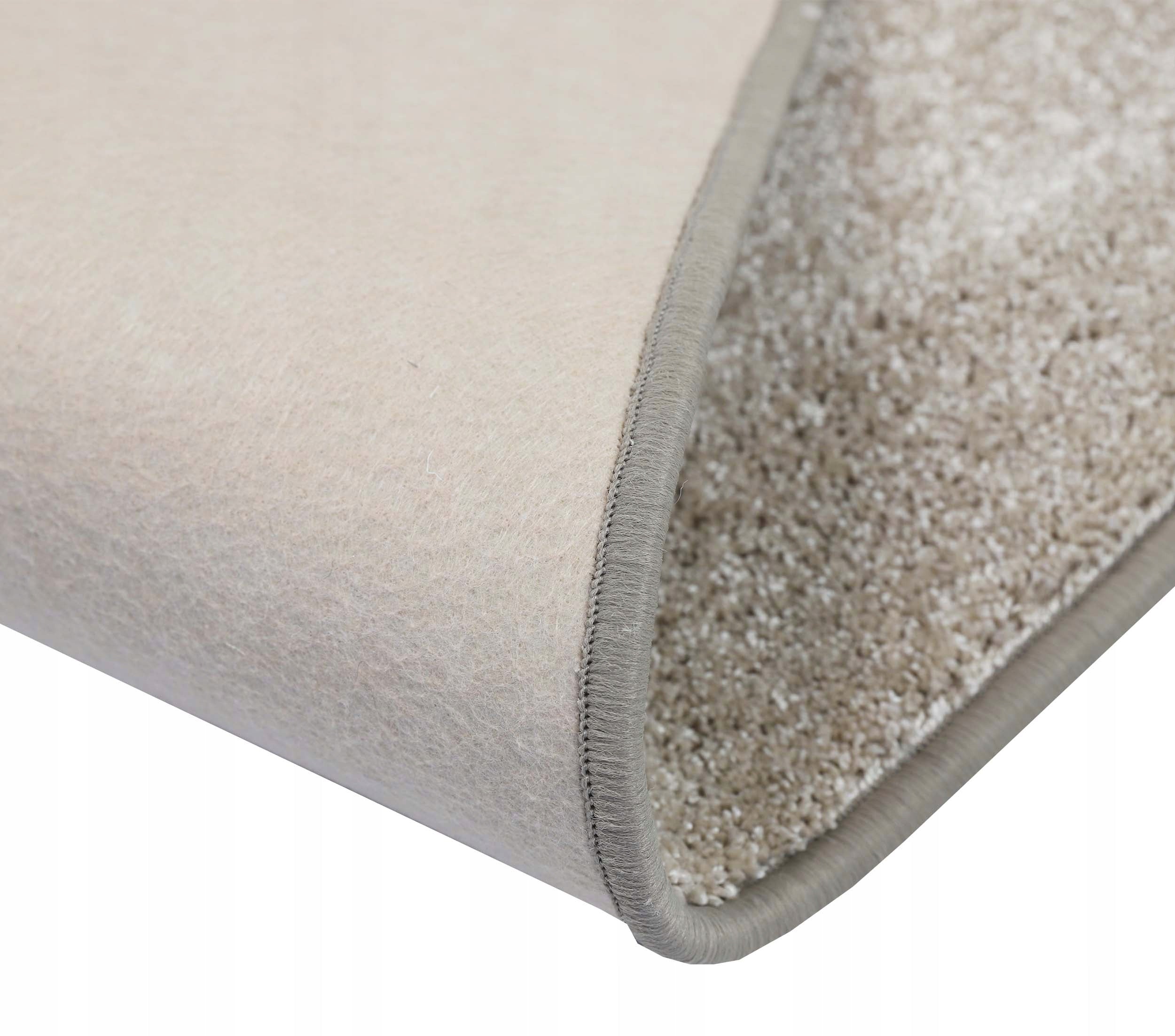 FASHIONABLE CARPET FOR LIVING ROOM BEDROOM SOFT THICK BEIGE 120X160 cm Beverly Kind with short hair