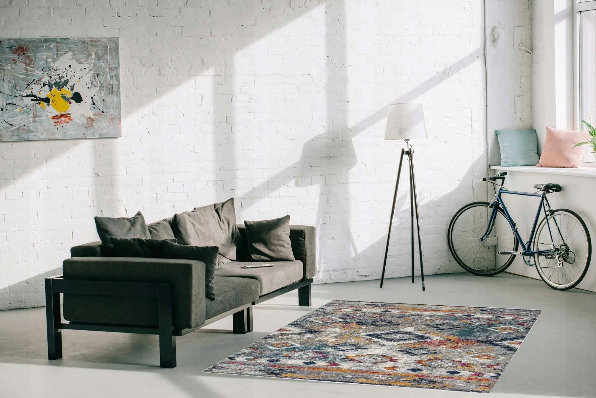 FASHIONABLE CARPET FOR LIVING ROOM ZANZIBAR ETNO BOHO 180x250cm Packaging status original