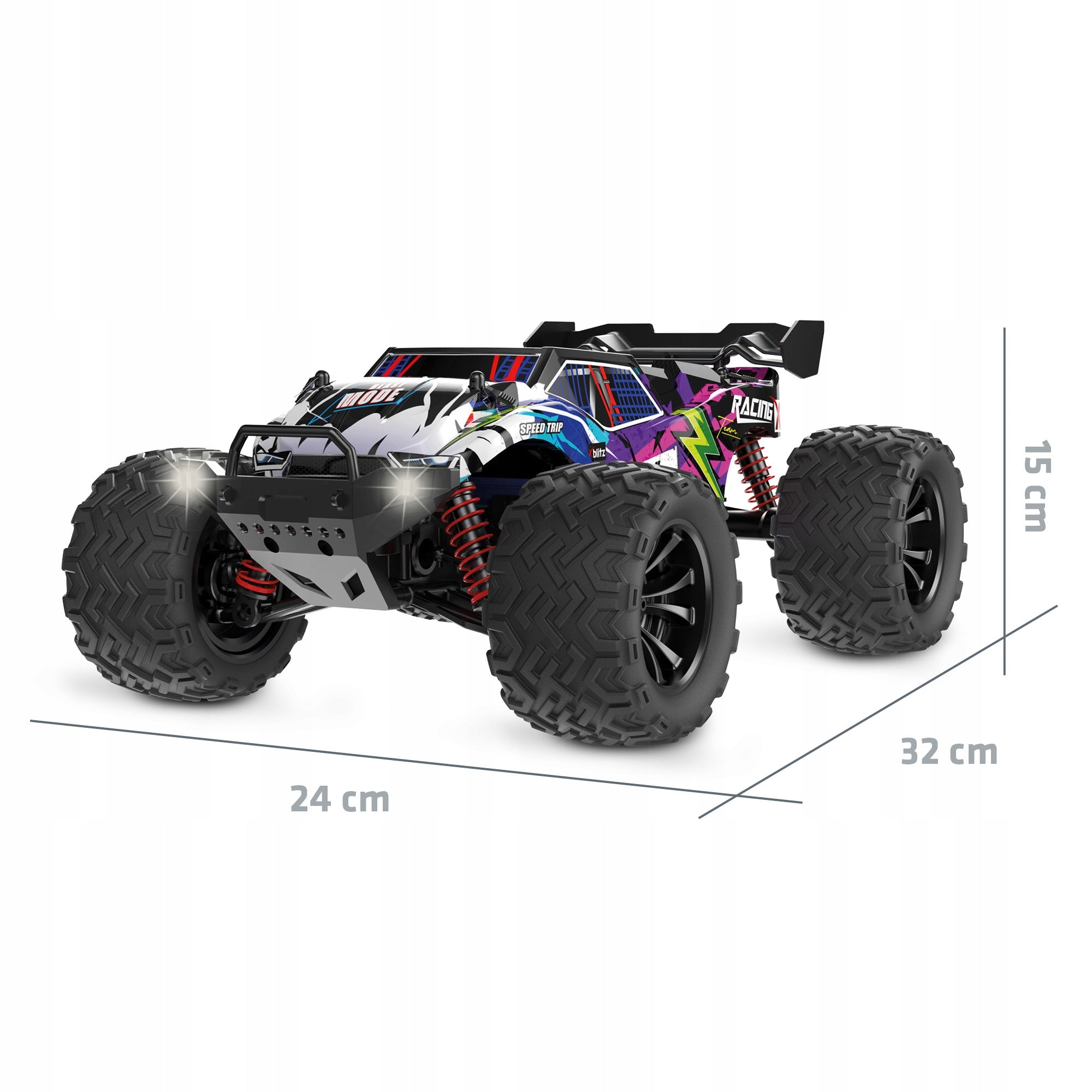 FAST 45km/h LARGE CAR REMOTE CONTROLLED AUTO RC OFF-ROAD Brand Xblitz