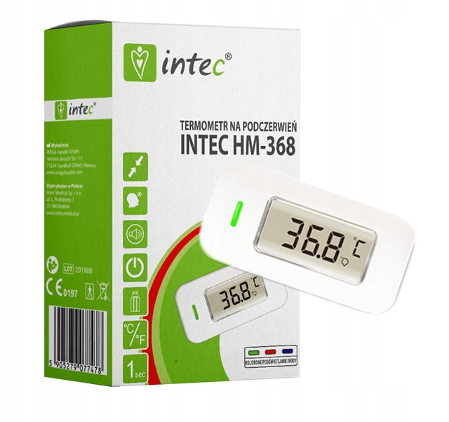 FAST AND ACCURATE INTEC 368 INFRARED PRECISION THERMOMETER FOR CHILDREN EAN (GTIN) 5905279077478