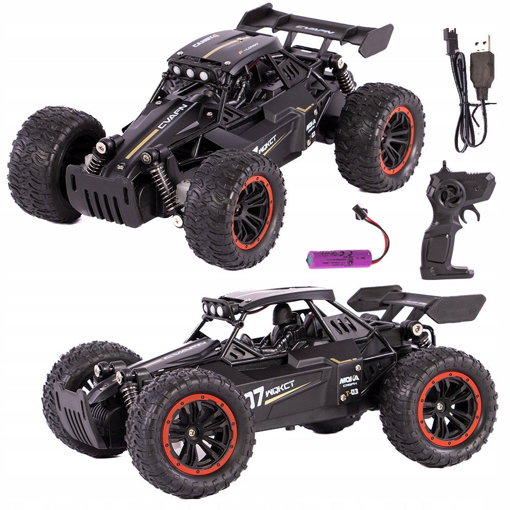 FAST CAR REMOTE CONTROLLED RC BUGGY USB BATTERY USB BLACK