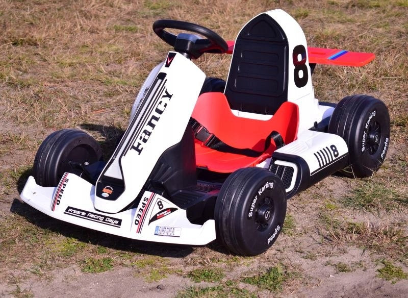 FAST FANCY GO-KART FOR 12V BATTERY, ADJUSTABLE - EXTENDABLE FRAME, SUPER WITH Brand Super-Toys