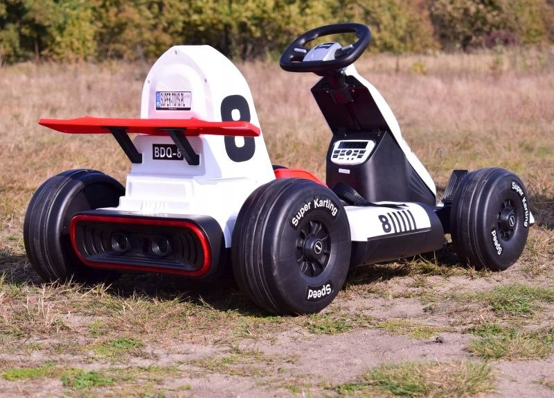 FAST FANCY GO-KART FOR 12V BATTERY, ADJUSTABLE - EXTENDABLE FRAME, SUPER WITH Kid's age 3＋ years