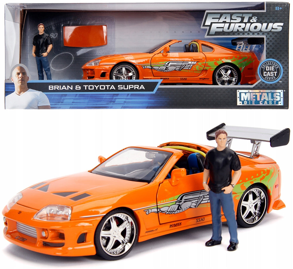Brians schnelles und wütendes Toyota Supra Action Car 
