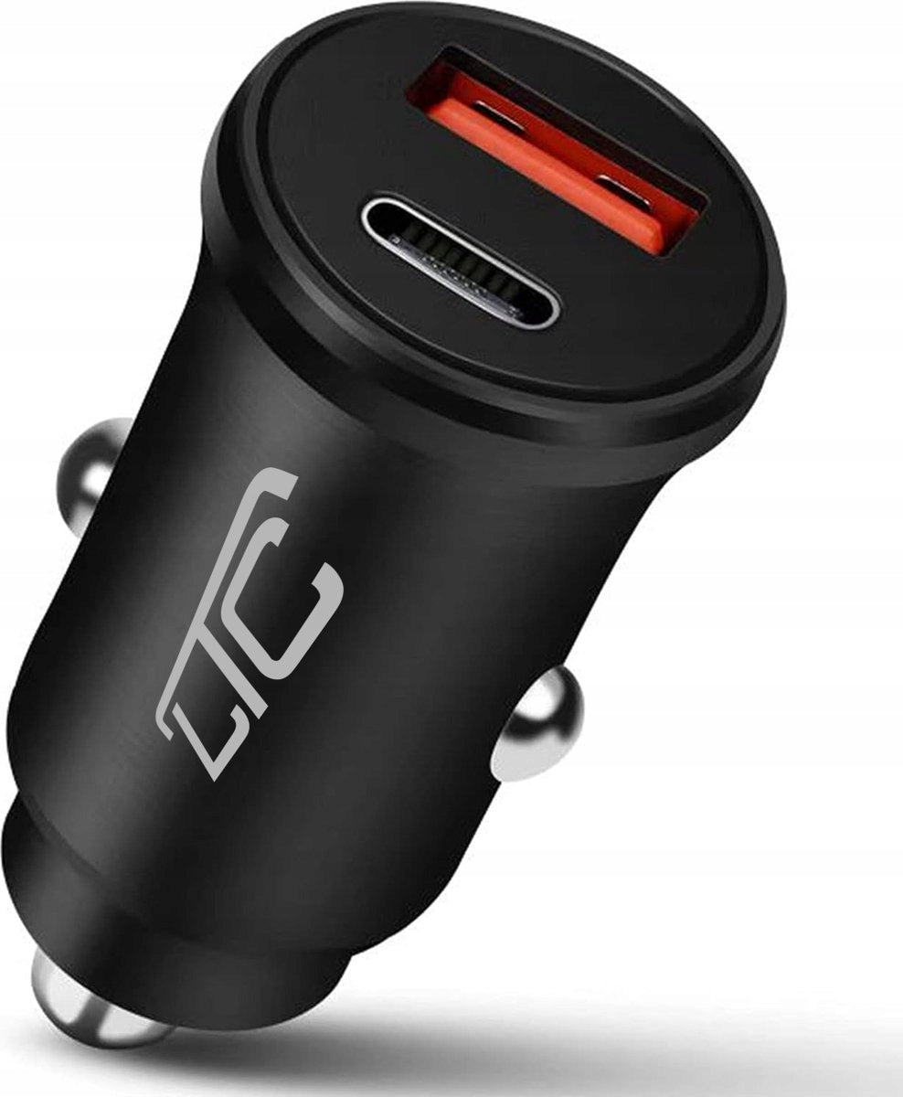 FAST MINI CAR CHARGER PD 30W+QC 3.0 12/24V