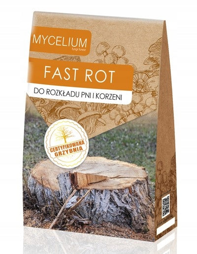 FAST ROT mycelium for decomposition of trunks and tree roots (for 5 trunks)