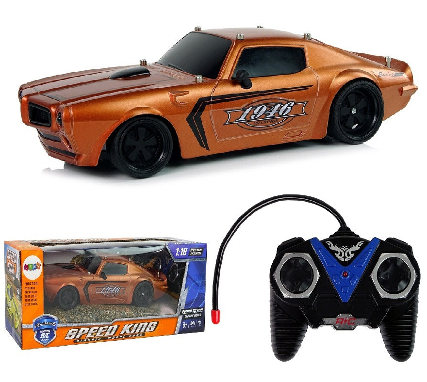 FAST SPORTS CAR REMOTE CONTROLLED CONTROLLER REMOTE CONTROL R/C BROWN