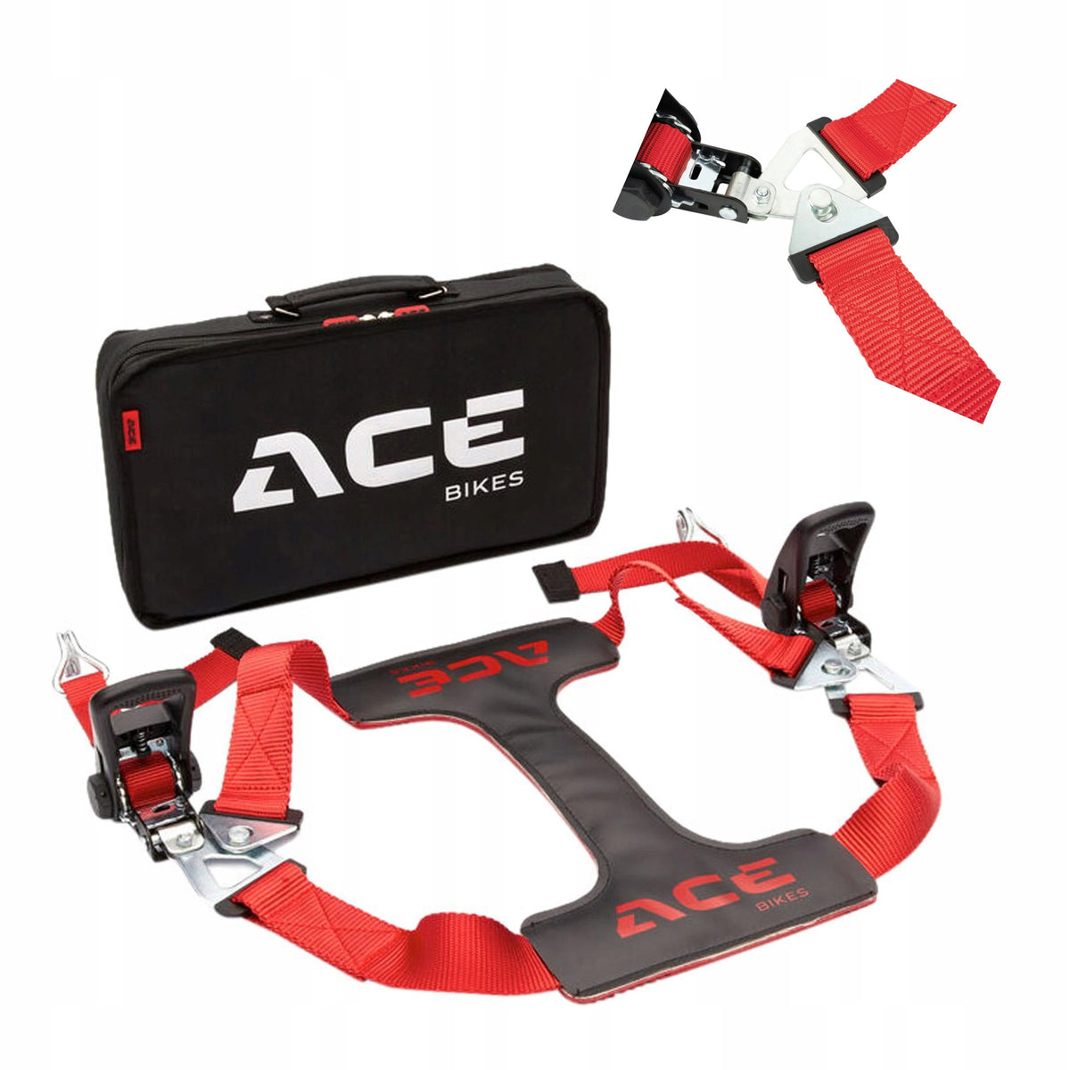 FASTENING BELT SYSTEM FOR TYREFIX PRO ACEBIKES TRANSPORT MOTORCYCLE