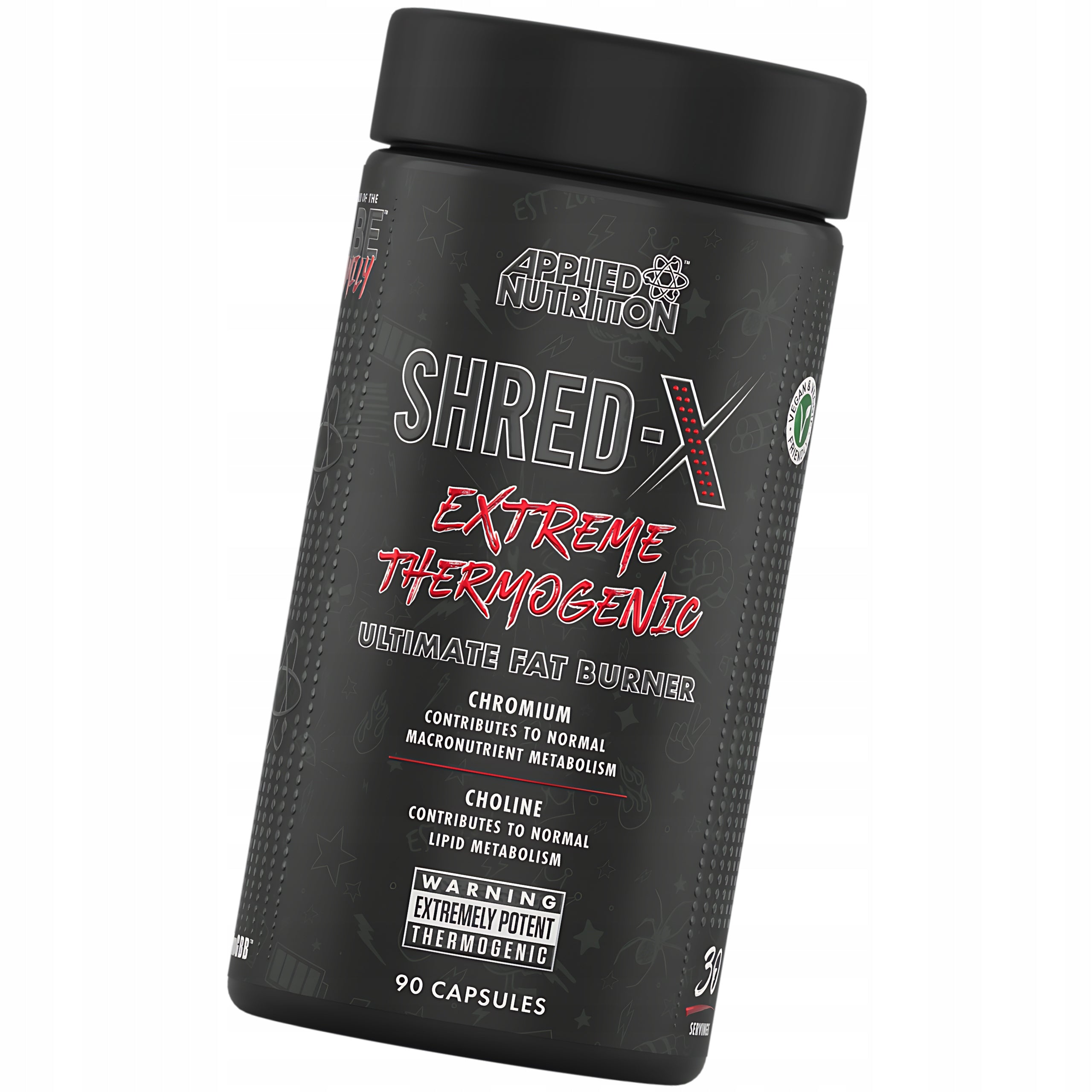 FAT BURNER APPLIED NUTRITION SHRED-X EXTREME REDUCTION STRONG 90 KAP