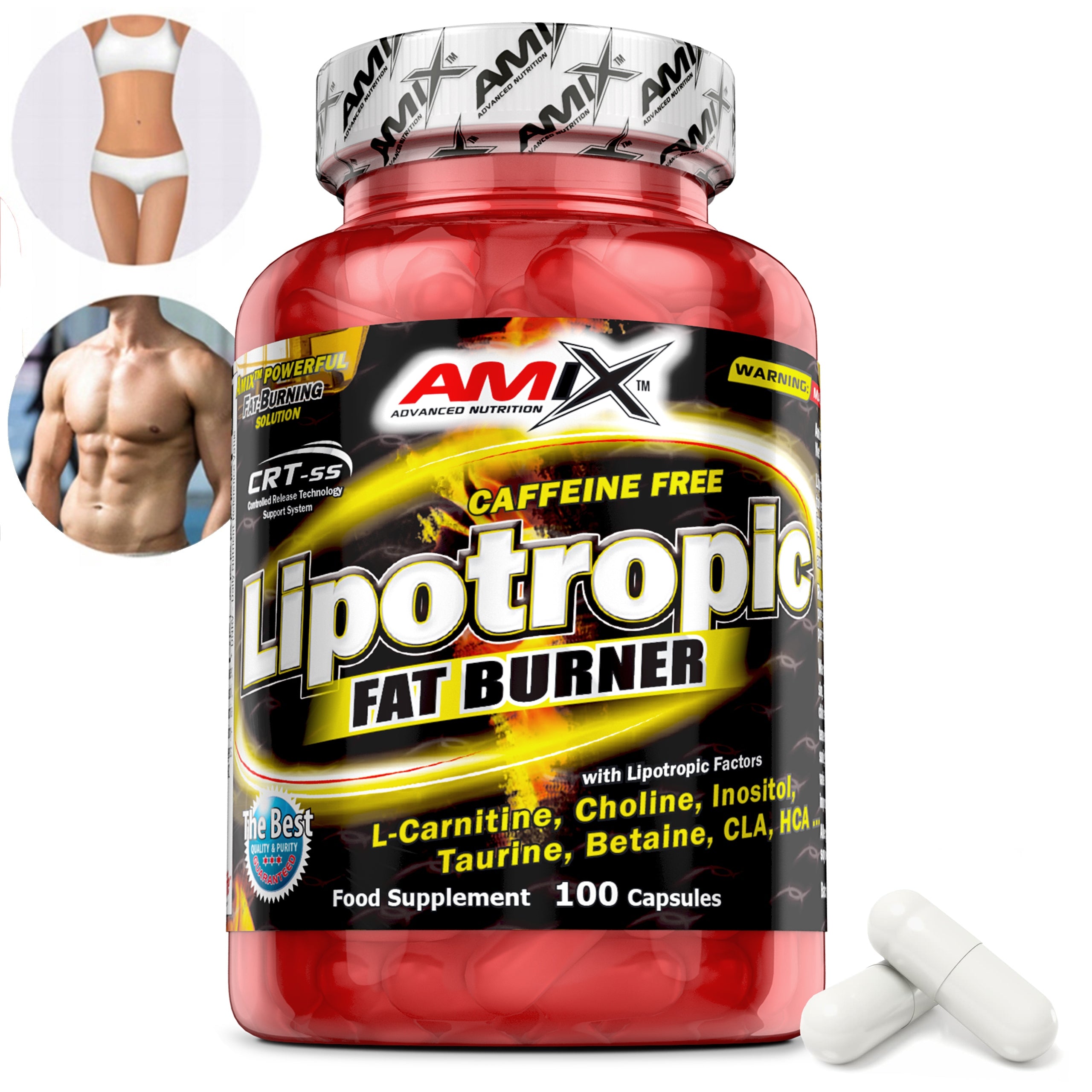 FAT BURNER SLIMMING TABLETS WITHOUT CAFFEINE - weight reduction preparation