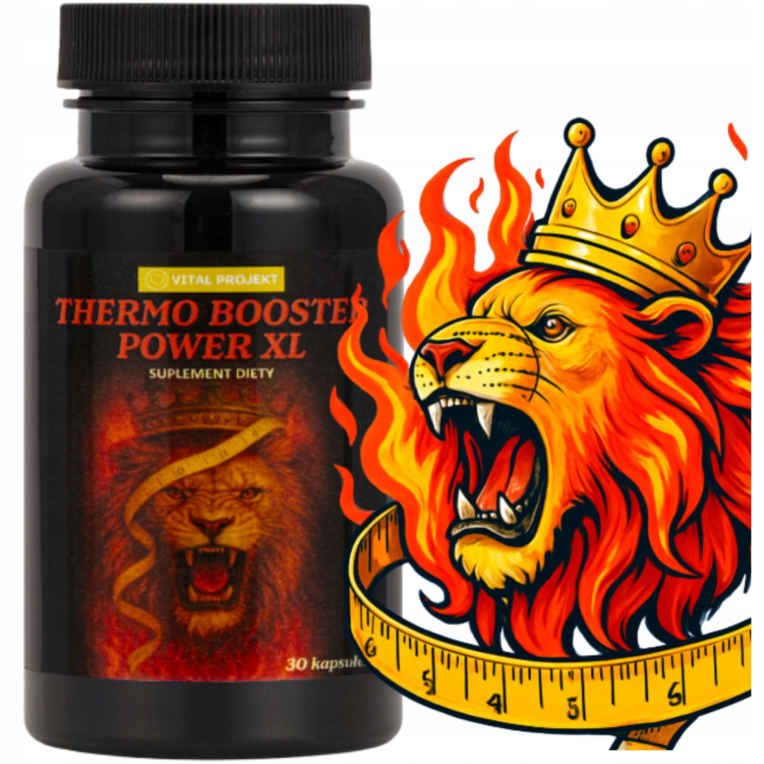 FAT BURNER Thermo Booster Power XL APPETITE BLOCKER EXCESS WATER STRONG Packaging status original