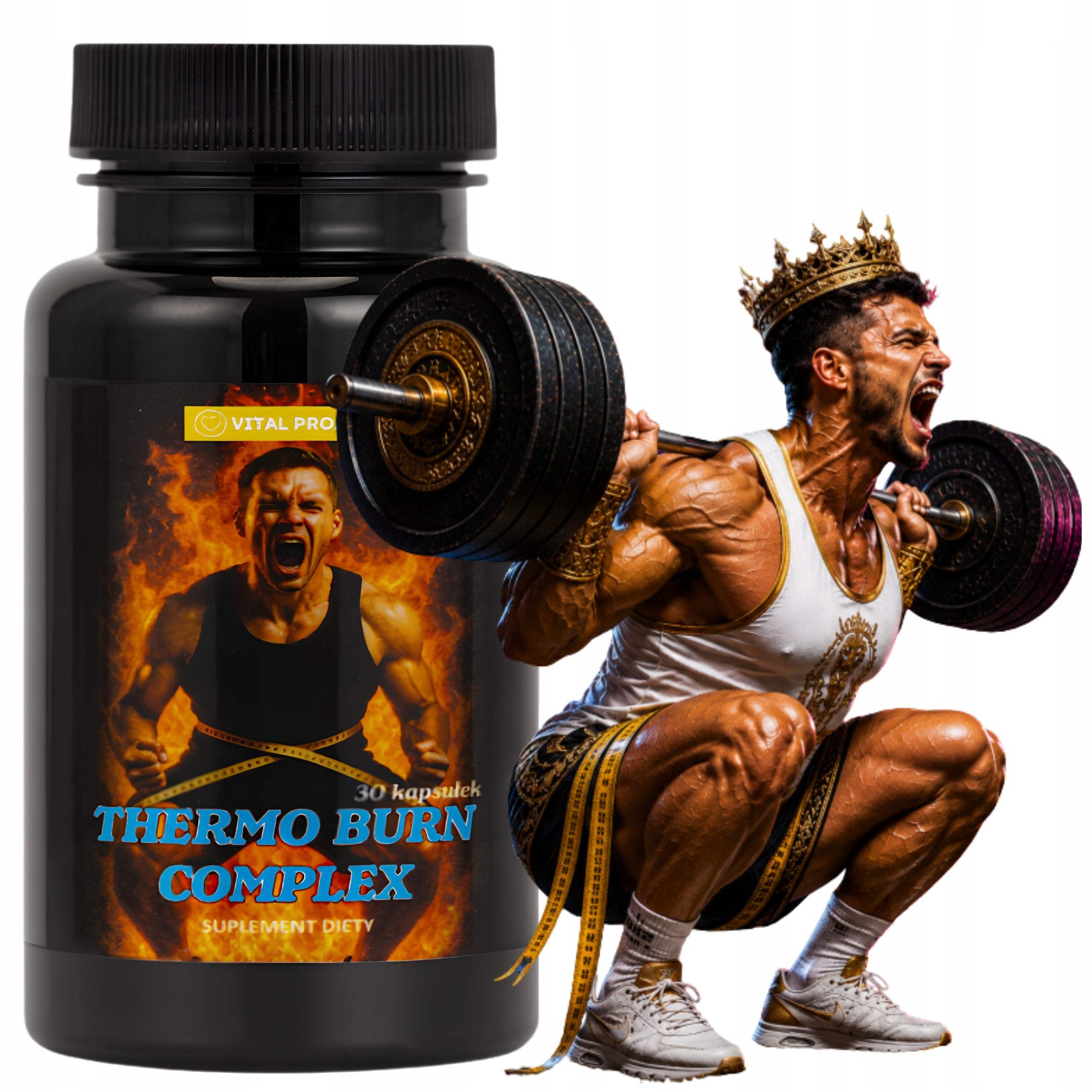 FAT BURNER Thermo Burn Complex APPETITE BLOCKER EXCESS WATER METABOLISM