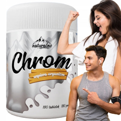 FAT BURNER for slimming Naturalne Nutrition Chromium 180 tab