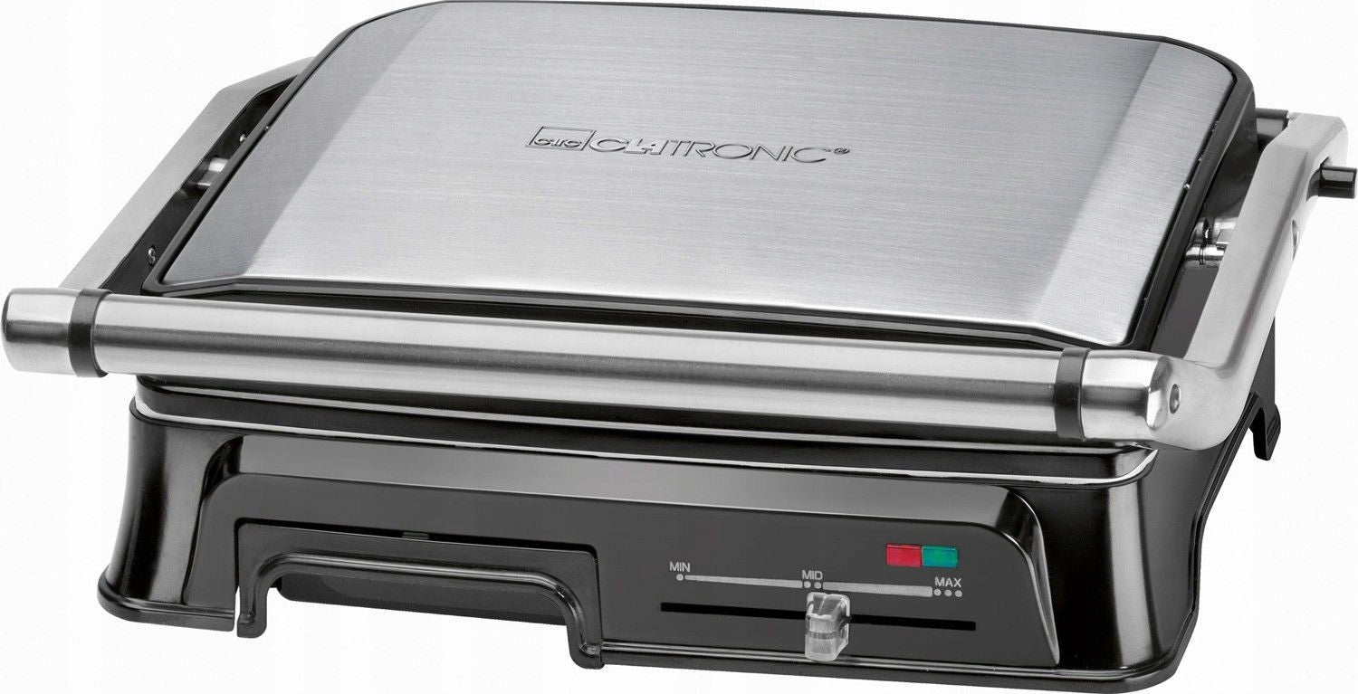 FAT FREE ELECTRIC GRILL TOASTER COMPACT STRONG WITHOUT FAT Dominant color black