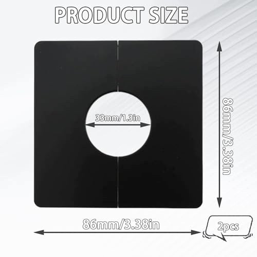 FAUCET COVER SQUARE SELF-ADHESIVE PCW FOR PIPE BATHROOM KITCHEN Manufacturer code Producent niezależny